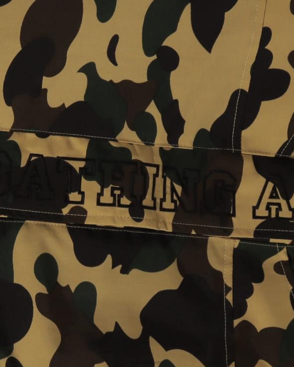 צהוב A Bathing Ape 644LV1755 ילדים מעיל 4 כיווני 1st camo