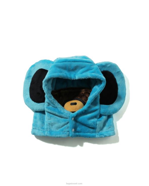 כְּחוֹל A Bathing Ape 644LV1756 ילדים מחמם צוואר של בייבי מילו חברים