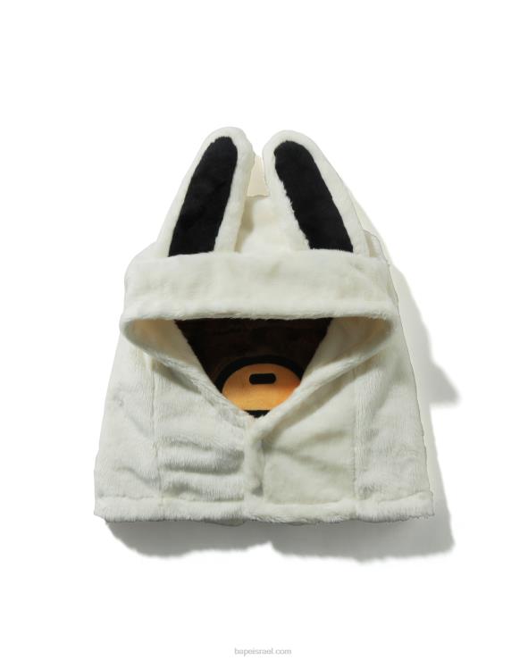 לבן A Bathing Ape 644LV1757 ילדים מחמם צוואר של בייבי מילו חברים