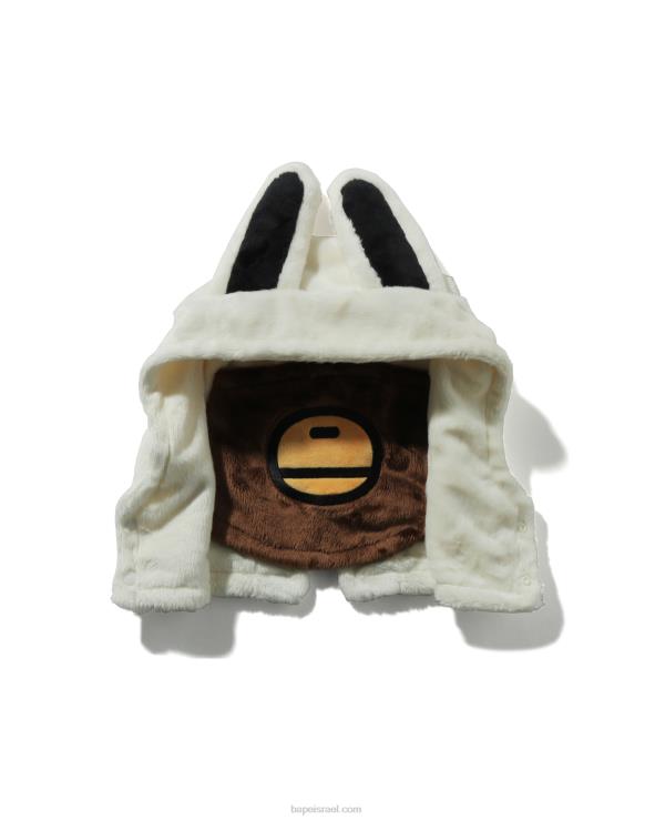 לבן A Bathing Ape 644LV1757 ילדים מחמם צוואר של בייבי מילו חברים