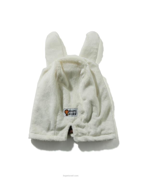 לבן A Bathing Ape 644LV1757 ילדים מחמם צוואר של בייבי מילו חברים