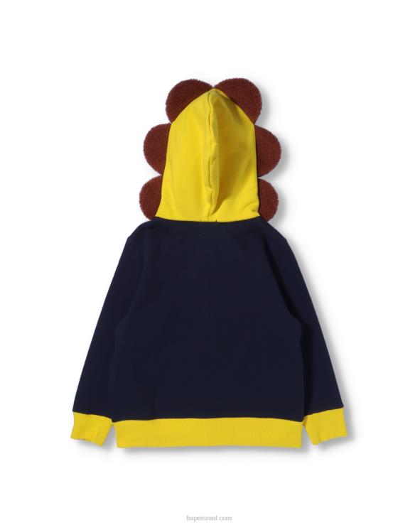 כְּחוֹל A Bathing Ape 644LV1759 ילדים בייבי מילו חברים קפוצ'ון רוכסן