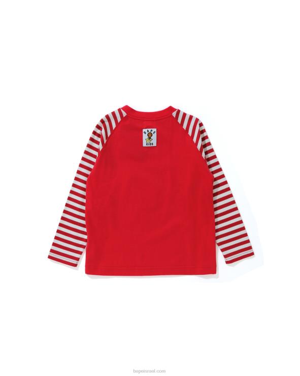 אדום בהיר A Bathing Ape 644LV1772 ילדים בייבי מילו זוהר בחושך