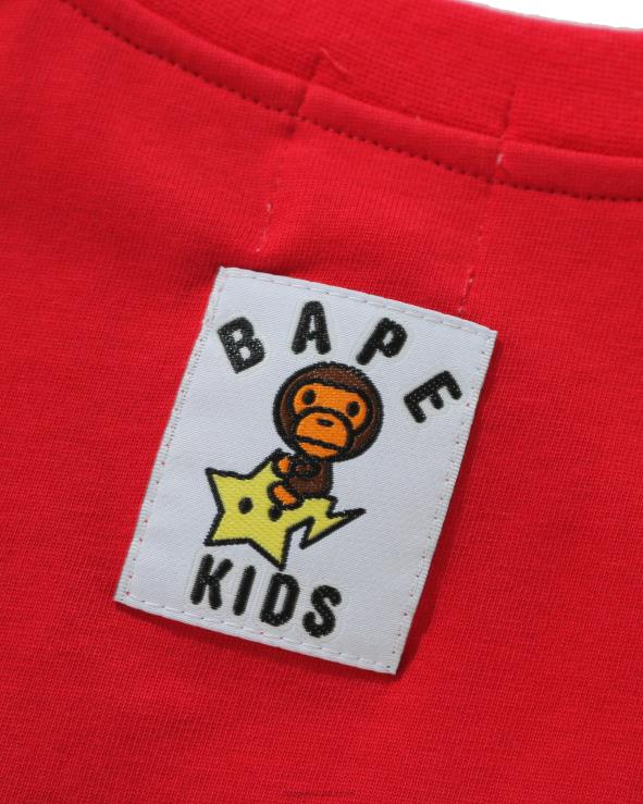 אדום בהיר A Bathing Ape 644LV1772 ילדים בייבי מילו זוהר בחושך