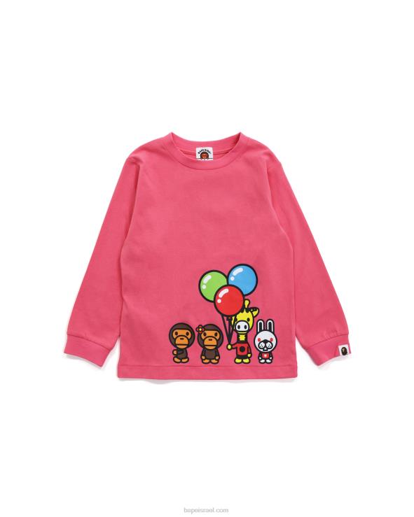 וָרוֹד A Bathing Ape 644LV1775 ילדים טי בייבי מילו וחברים