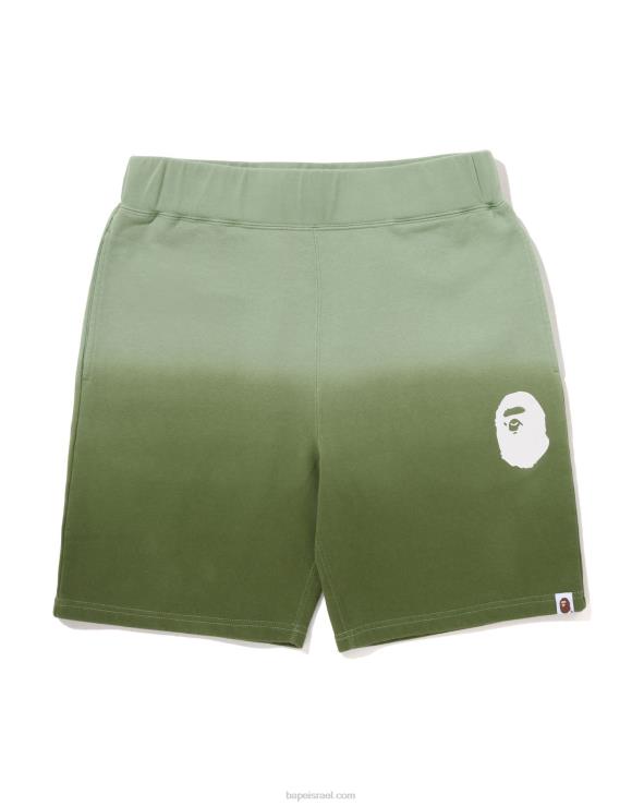 צבא ירוק A Bathing Ape 644LV178 גברים מכנסי זיעה מדורגים
