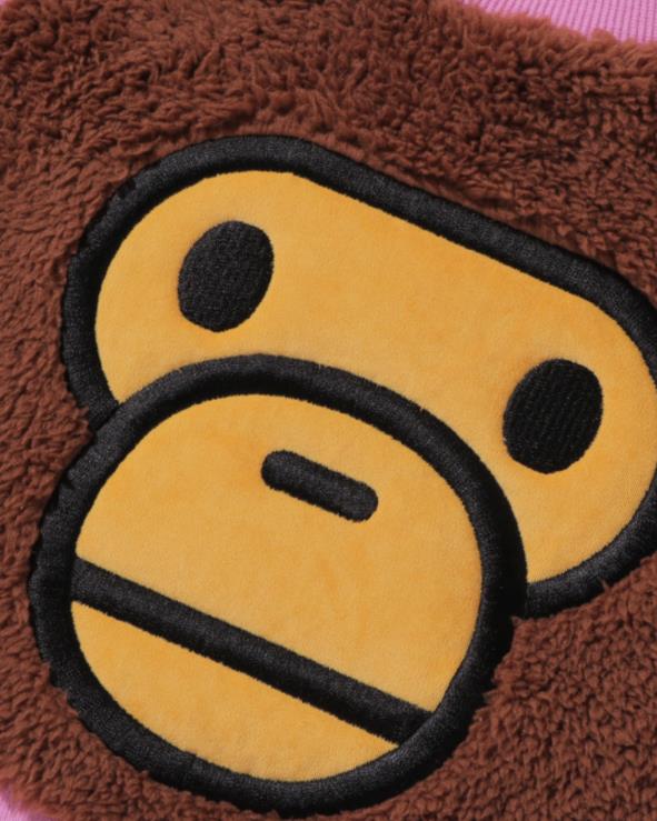 וָרוֹד A Bathing Ape 644LV1784 ילדים סווטשירט תינוק מילו צווארון