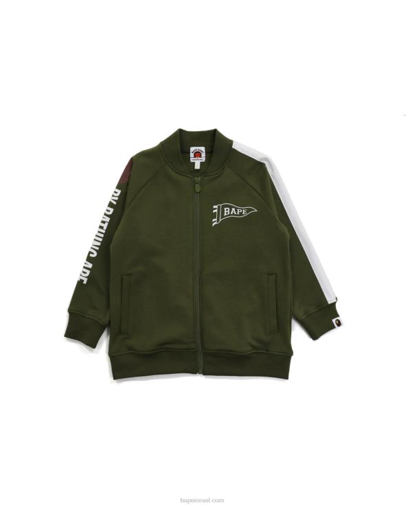 צבא ירוק A Bathing Ape 644LV1789 ילדים טופ ג'רסי