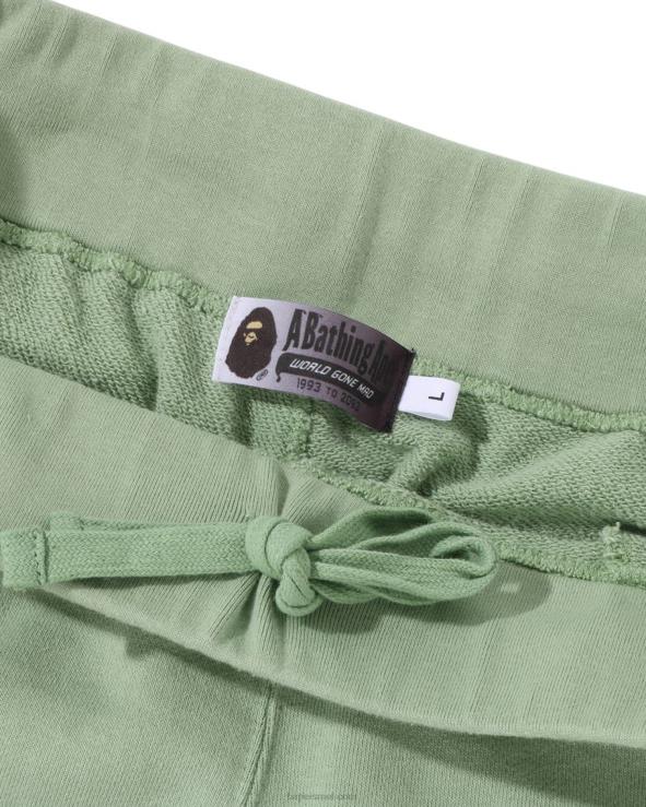 צבא ירוק A Bathing Ape 644LV178 גברים מכנסי זיעה מדורגים