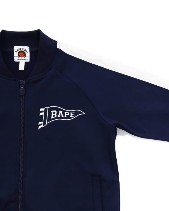 כְּחוֹל A Bathing Ape 644LV1790 ילדים טופ ג'רסי