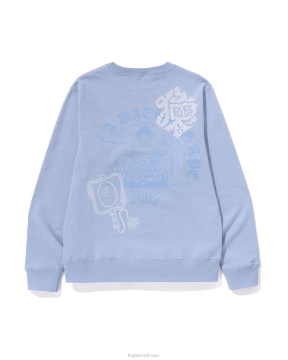 כְּחוֹל A Bathing Ape 644LV184 גברים צוואר סומו של תרבות יפן