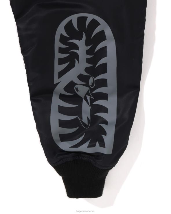 שָׁחוֹר A Bathing Ape 644LV191 גברים כריש loose fit ma-1
