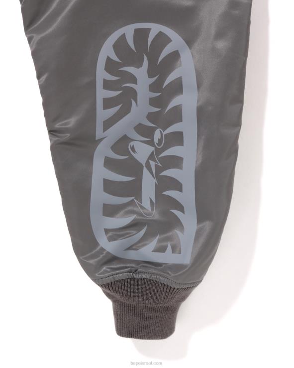 כסף A Bathing Ape 644LV192 גברים כריש loose fit ma-1