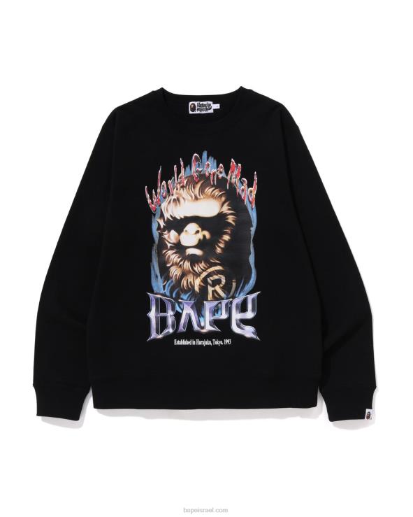 שָׁחוֹר A Bathing Ape 644LV218 גברים צוואר ראש