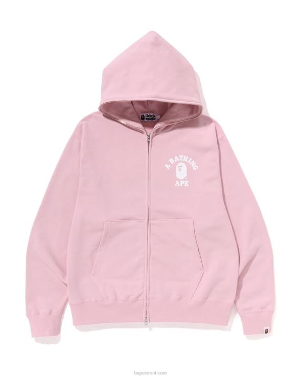 וָרוֹד A Bathing Ape 644LV236 גברים קפוצ'ון עם רוכסן מלא בקולג'