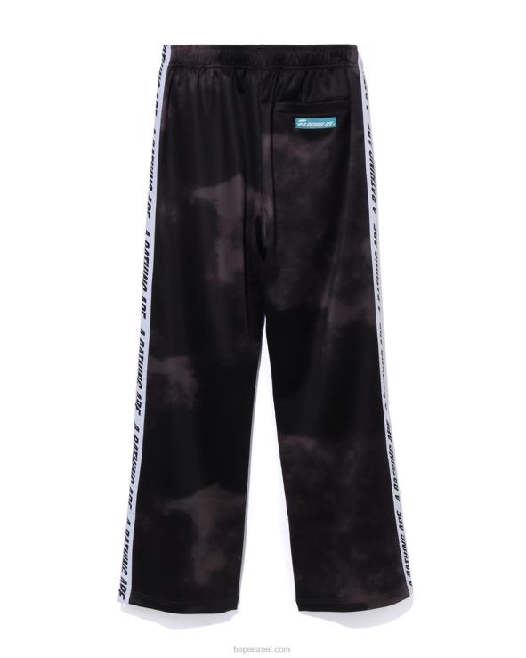 אפור כהה A Bathing Ape 644LV238 גברים מכנסי טרנינג tie dye