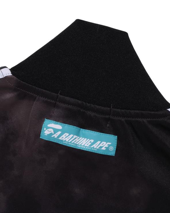 אפור כהה A Bathing Ape 644LV248 גברים ז'קט מעיל קשירה