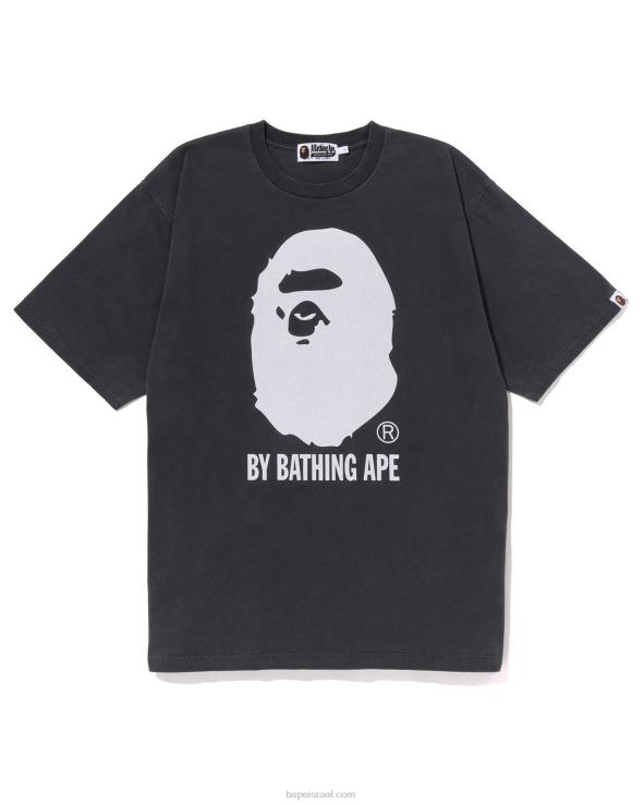 שָׁחוֹר A Bathing Ape 644LV250 גברים צבוע יתר על המידה על ידי טי רגוע