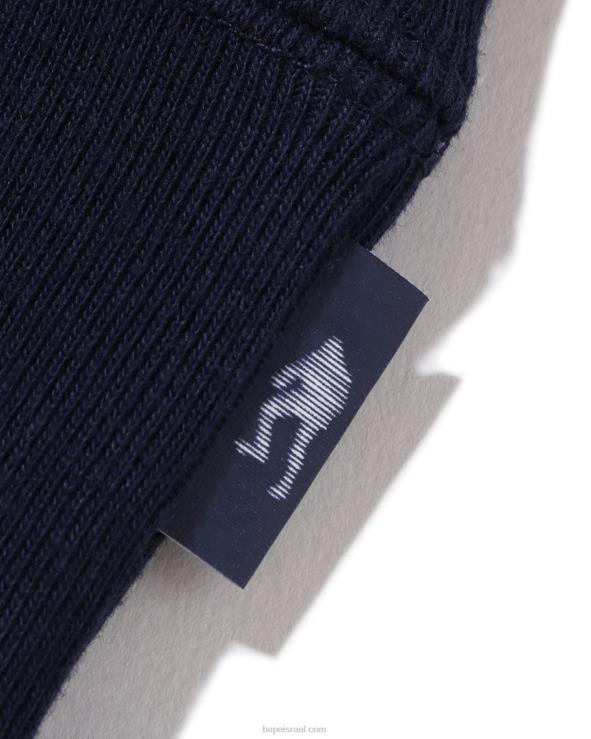כחול כהה A Bathing Ape 644LV261 גברים צווארון צווארון בכושר נינוח