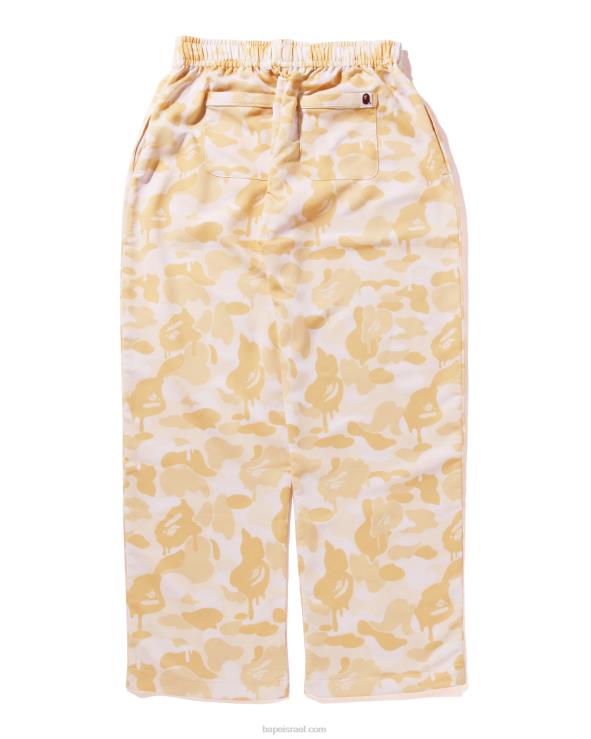 צבע שמנת A Bathing Ape 644LV301 גברים פיג'מת קמו שוקולד ולנטיין