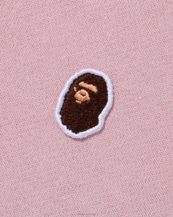 וָרוֹד A Bathing Ape 644LV309 גברים ראש צווארון צווארון בכושר רגוע נקודה אחת