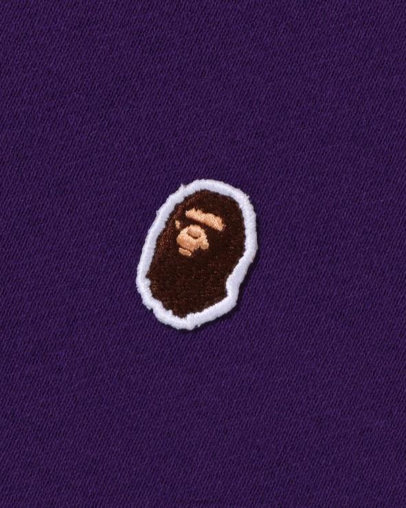 סָגוֹל A Bathing Ape 644LV310 גברים ראש צווארון צווארון בכושר רגוע נקודה אחת