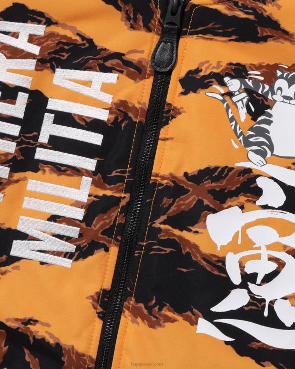 תפוז A Bathing Ape 644LV327 גברים tiger camo long ma-1