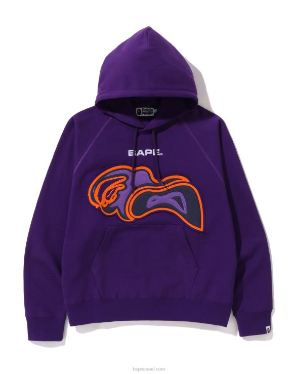 סָגוֹל A Bathing Ape 644LV344 גברים חיתוך abc camo thermography סוודר בכושר רגוע