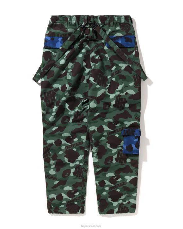 צבא ירוק A Bathing Ape 644LV348 גברים x undftd color camo מכנסי כיס רב פאוץ'