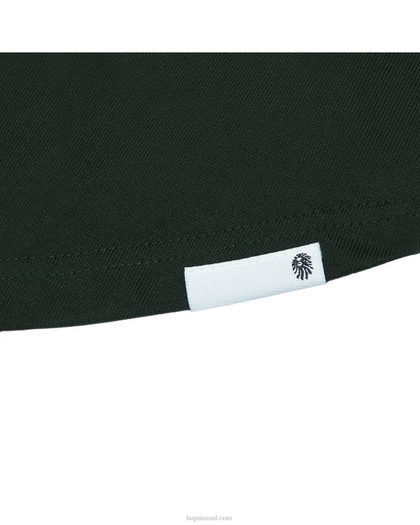 ג'ונגל עמוק A Bathing Ape 644LV351 גברים טי שרוול ארוך בהדפס לוגו