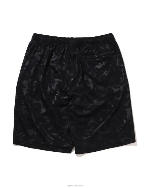 שָׁחוֹר A Bathing Ape 644LV355 גברים מכנסי משחק כדורגל קצרים