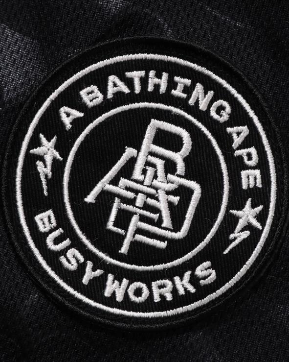 שָׁחוֹר A Bathing Ape 644LV355 גברים מכנסי משחק כדורגל קצרים