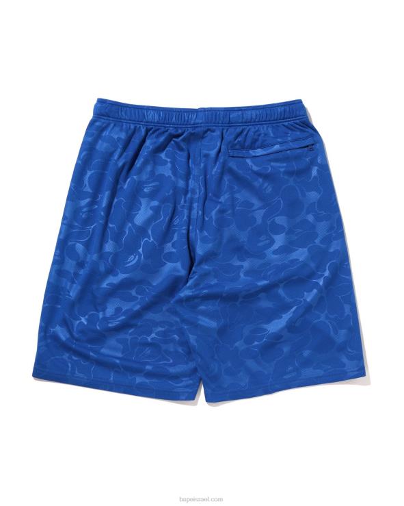 כְּחוֹל A Bathing Ape 644LV356 גברים מכנסי משחק כדורגל קצרים