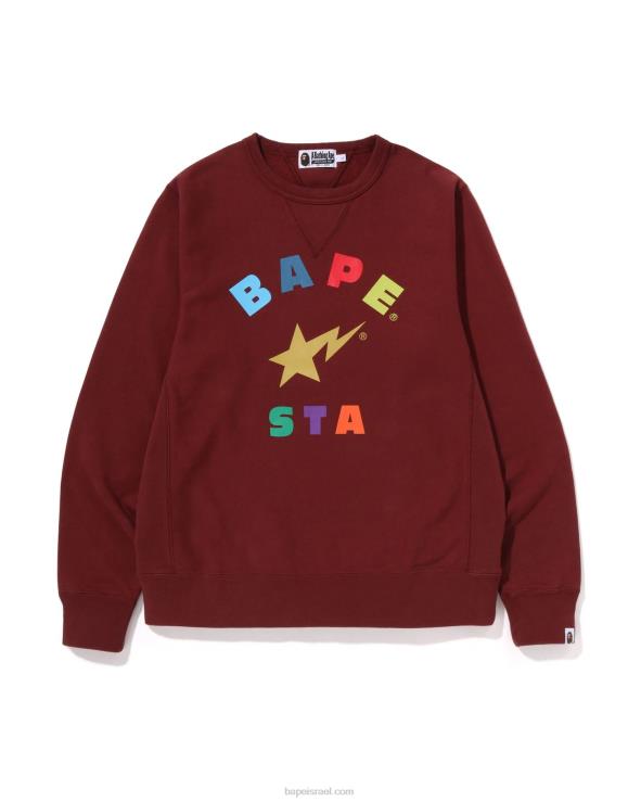 לבנה אדומה A Bathing Ape 644LV358 גברים צוואר צוואר