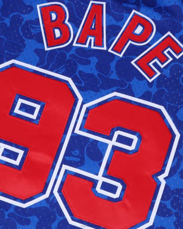 כְּחוֹל A Bathing Ape 644LV363 גברים גופיית x m&n brooklyn nets