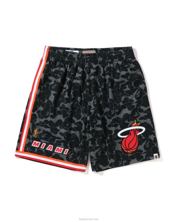 שָׁחוֹר A Bathing Ape 644LV371 גברים מכנסי ג'רזי חום של x m&n מיאמי