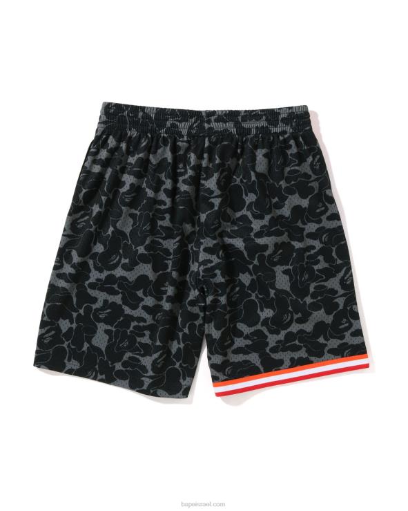 שָׁחוֹר A Bathing Ape 644LV371 גברים מכנסי ג'רזי חום של x m&n מיאמי