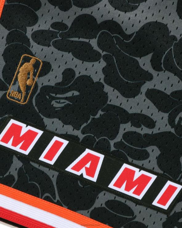 שָׁחוֹר A Bathing Ape 644LV371 גברים מכנסי ג'רזי חום של x m&n מיאמי
