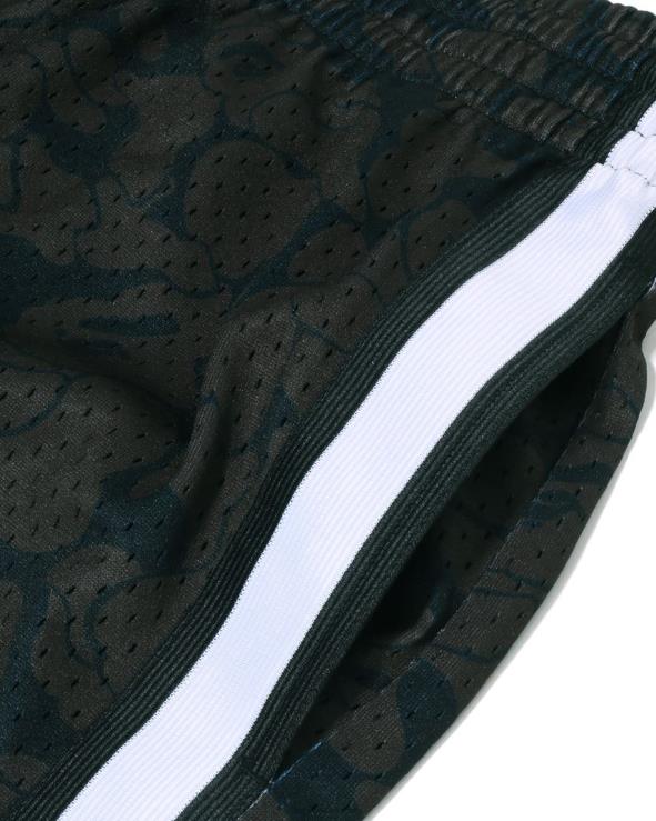 שָׁחוֹר A Bathing Ape 644LV372 גברים מכנסי ג'רזי קצרים של x m&n brooklyn nets