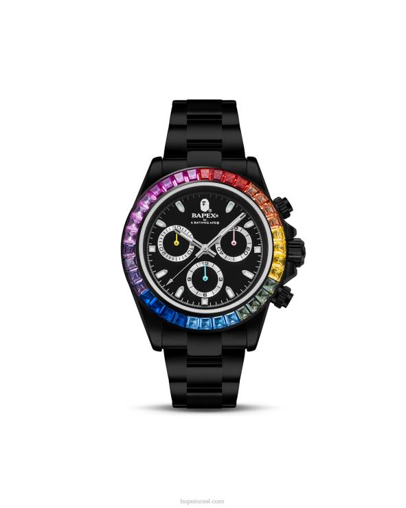 שָׁחוֹר A Bathing Ape 644LV382 גברים אבן קריסטל מסוג 4