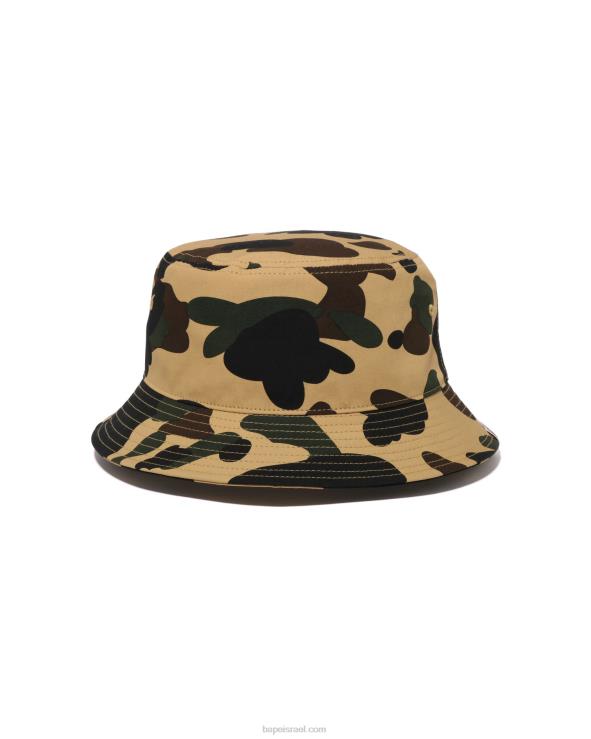 חָקִי A Bathing Ape 644LV385 גברים כובע דלי קאמו ראשון