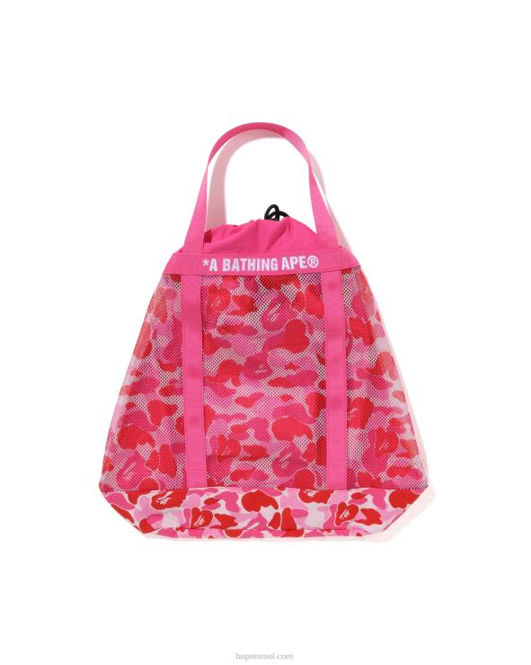 וָרוֹד A Bathing Ape 644LV397 גברים תיק רשת abc camo