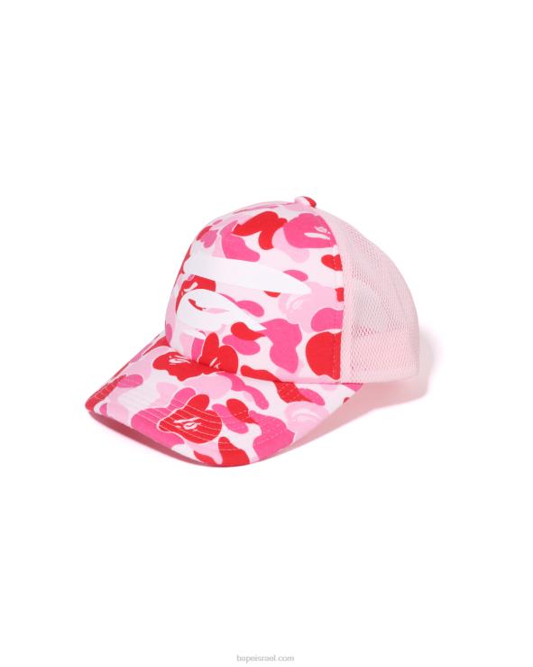 וָרוֹד A Bathing Ape 644LV404 גברים כובע רשת של abc camo face