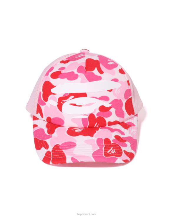וָרוֹד A Bathing Ape 644LV404 גברים כובע רשת של abc camo face