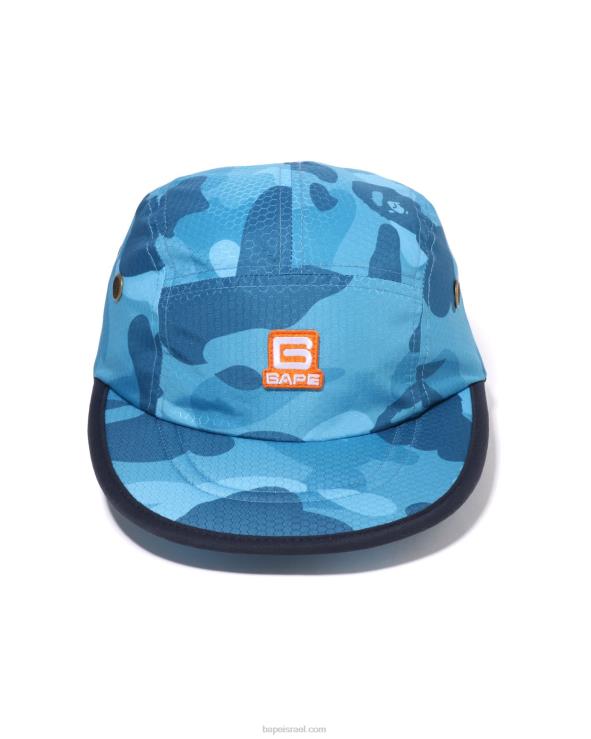 כחול בהיר A Bathing Ape 644LV413 גברים כובע סילון של חלת דבש