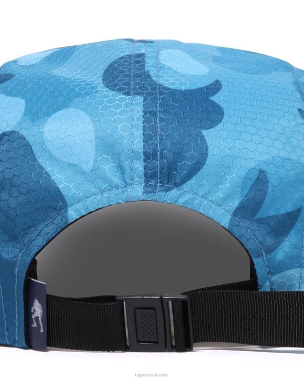 כחול בהיר A Bathing Ape 644LV413 גברים כובע סילון של חלת דבש