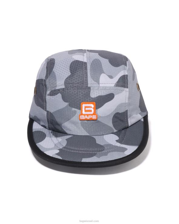 אפור A Bathing Ape 644LV414 גברים כובע סילון של חלת דבש