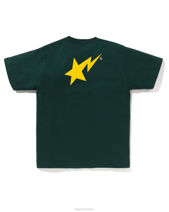 ג'ונגל עמוק A Bathing Ape 644LV41 גברים חולצת לוגו בצבעים