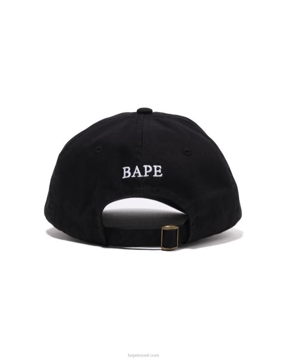 שָׁחוֹר A Bathing Ape 644LV443 גברים מכסה פאנל נקודה אחת