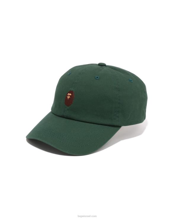 צבא ירוק A Bathing Ape 644LV446 גברים מכסה פאנל נקודה אחת